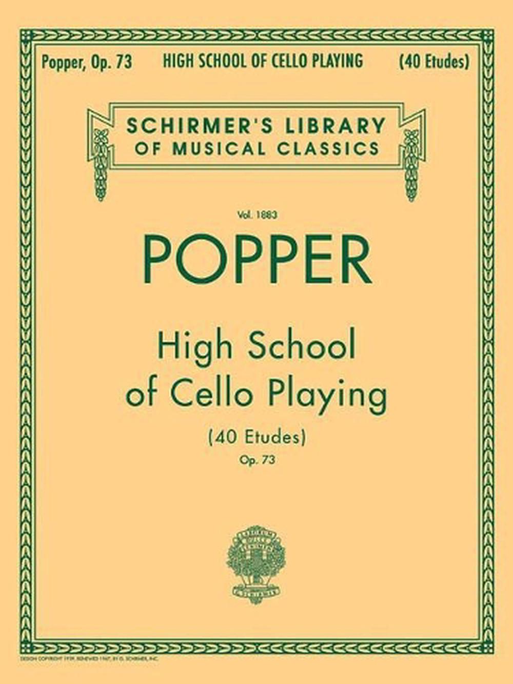 High School of Cello Playing (40 Etudes), Op. 73, 9781458418562