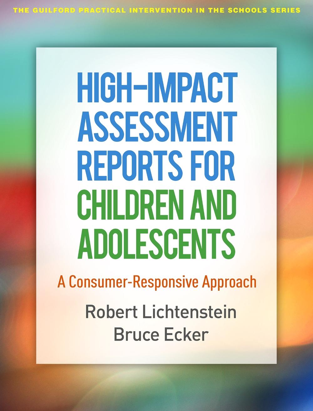 High-Impact Assessment Reports for Children and Adolescents, 9781462538492