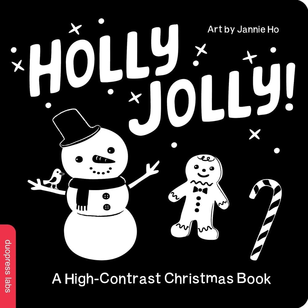 Holly Jolly! A High-Contrast Christmas Book by Jannie Ho - ISBN: 9781464223822