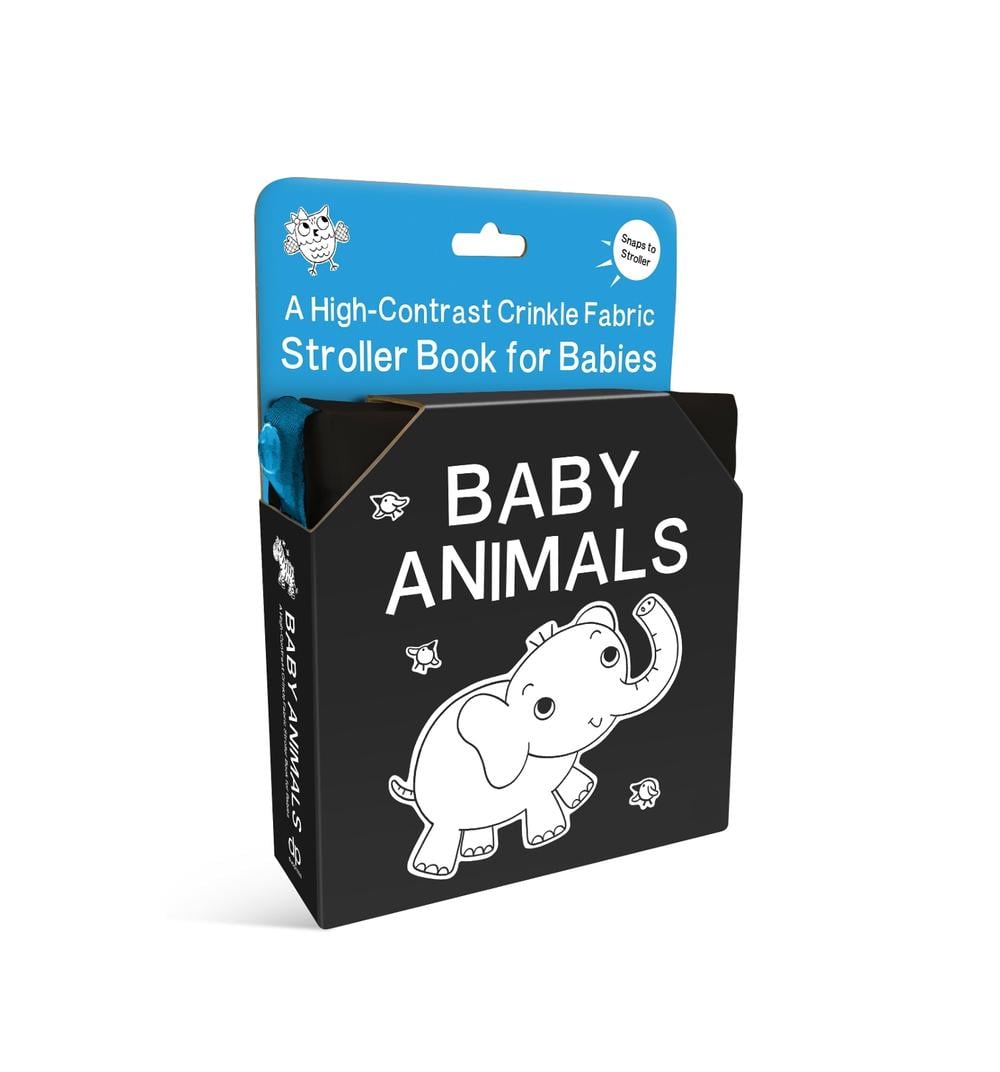 Baby Animals: A High-Contrast Crinkle Fabric Stroller Book for Babies by Julissa Mora - ISBN: 9781464235856