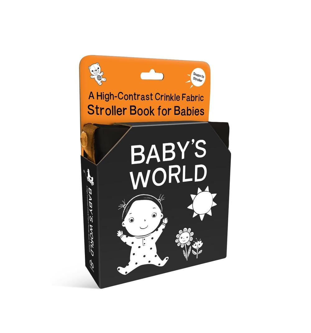 Baby's World: A High-Contrast Crinkle Fabric Stroller Book for Babies by Jannie Ho - ISBN: 9781464235863