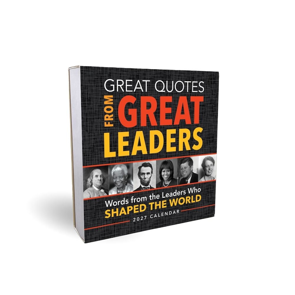 2027 Great Quotes From Great Leaders Boxed Calendar by Sourcebooks - ISBN: 9781464262180