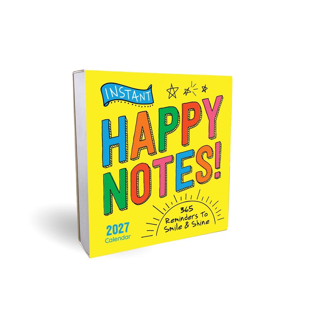 2027 Instant Happy Notes Boxed Calendar by Sourcebooks - ISBN: 9781464262203