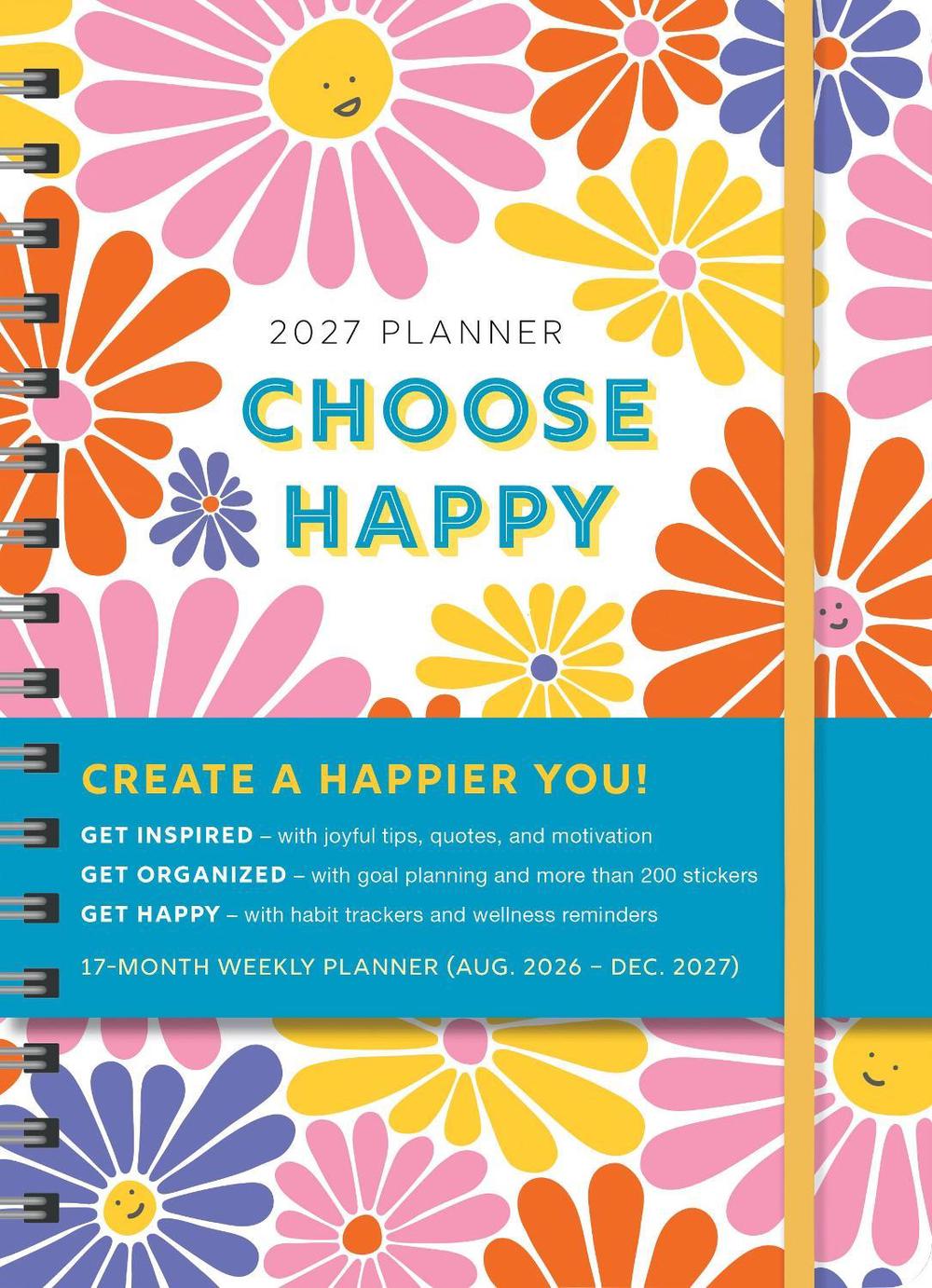 2027 Choose Happy Planner by Sourcebooks - ISBN: 9781464293238