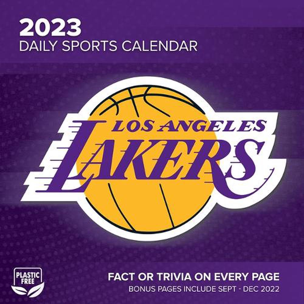 Los Angeles Lakers 2023 Box Calendar | Buy online at The Nile