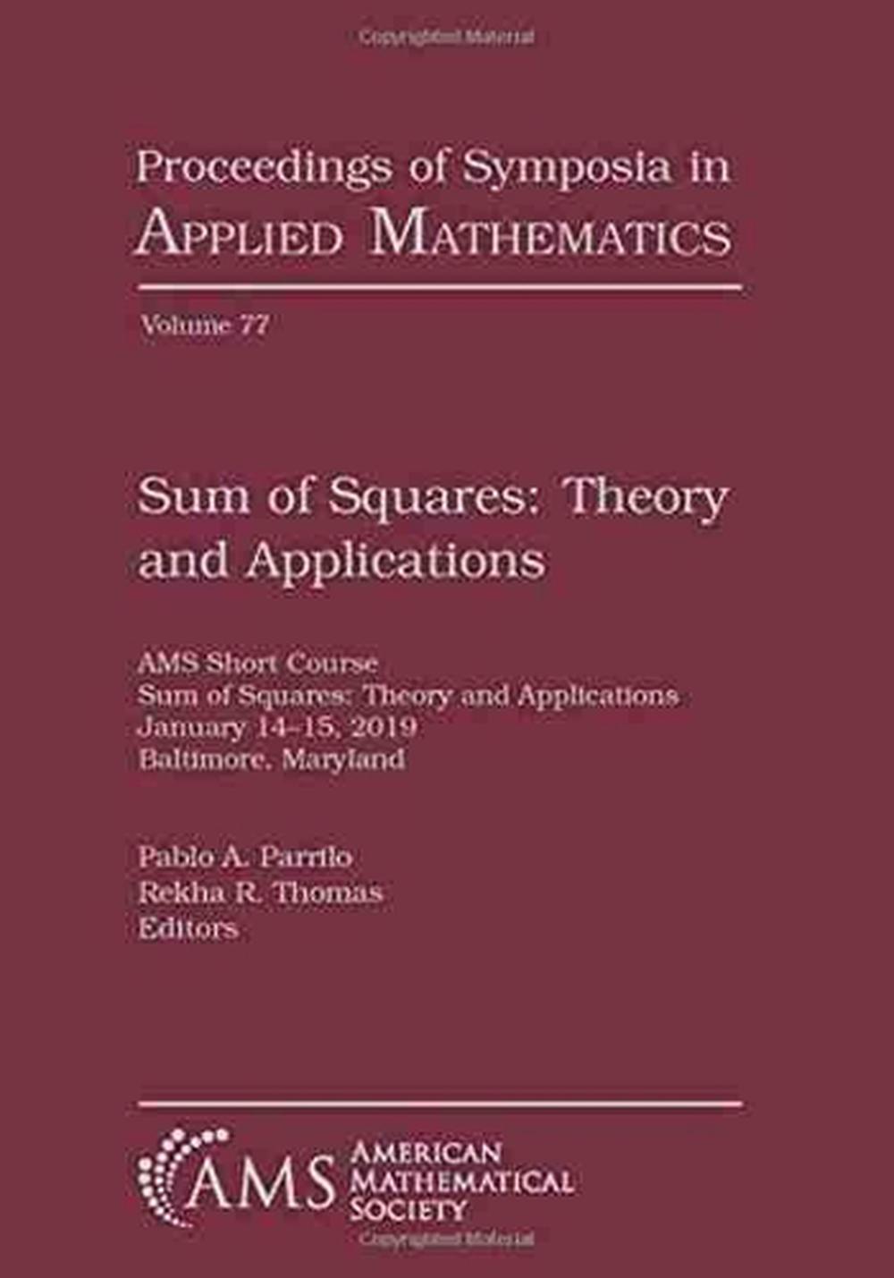 Sum of Squares, 9781470450250
