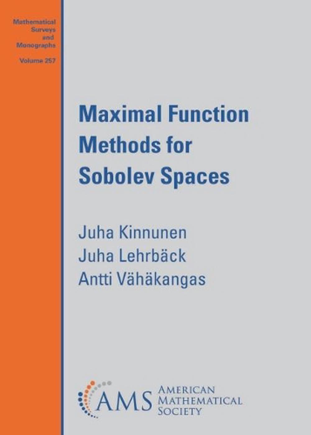 Maximal Function Methods for Sobolev Spaces, 9781470465759