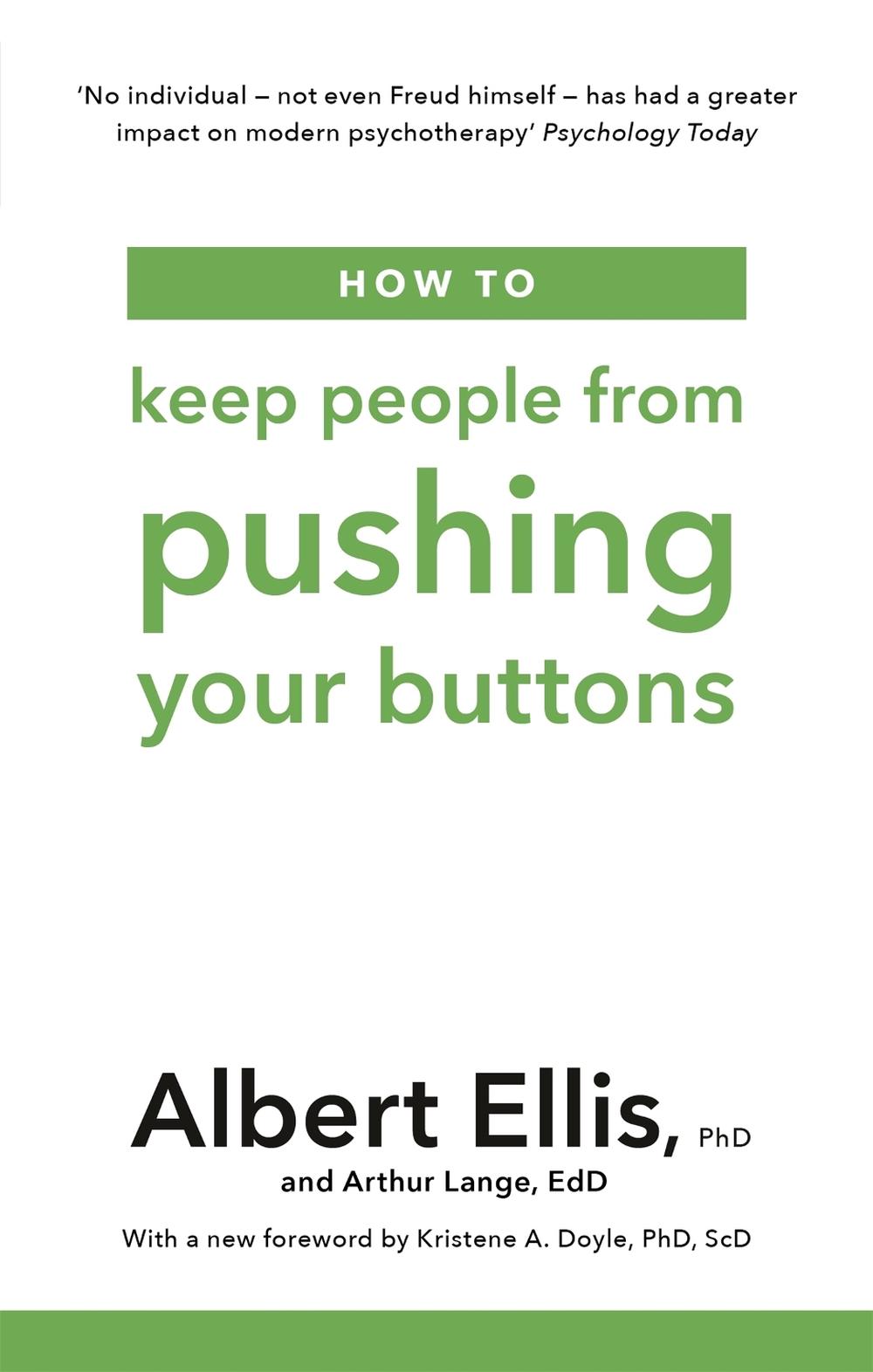 How to Keep People From Pushing Your Buttons, 9781472142825