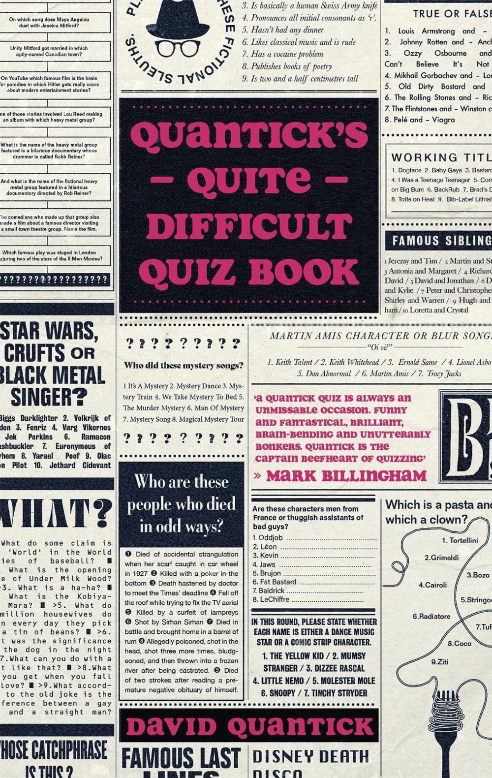 Quantick's Quite Difficult Quiz Book by David Quantick - ISBN: 9781472146243