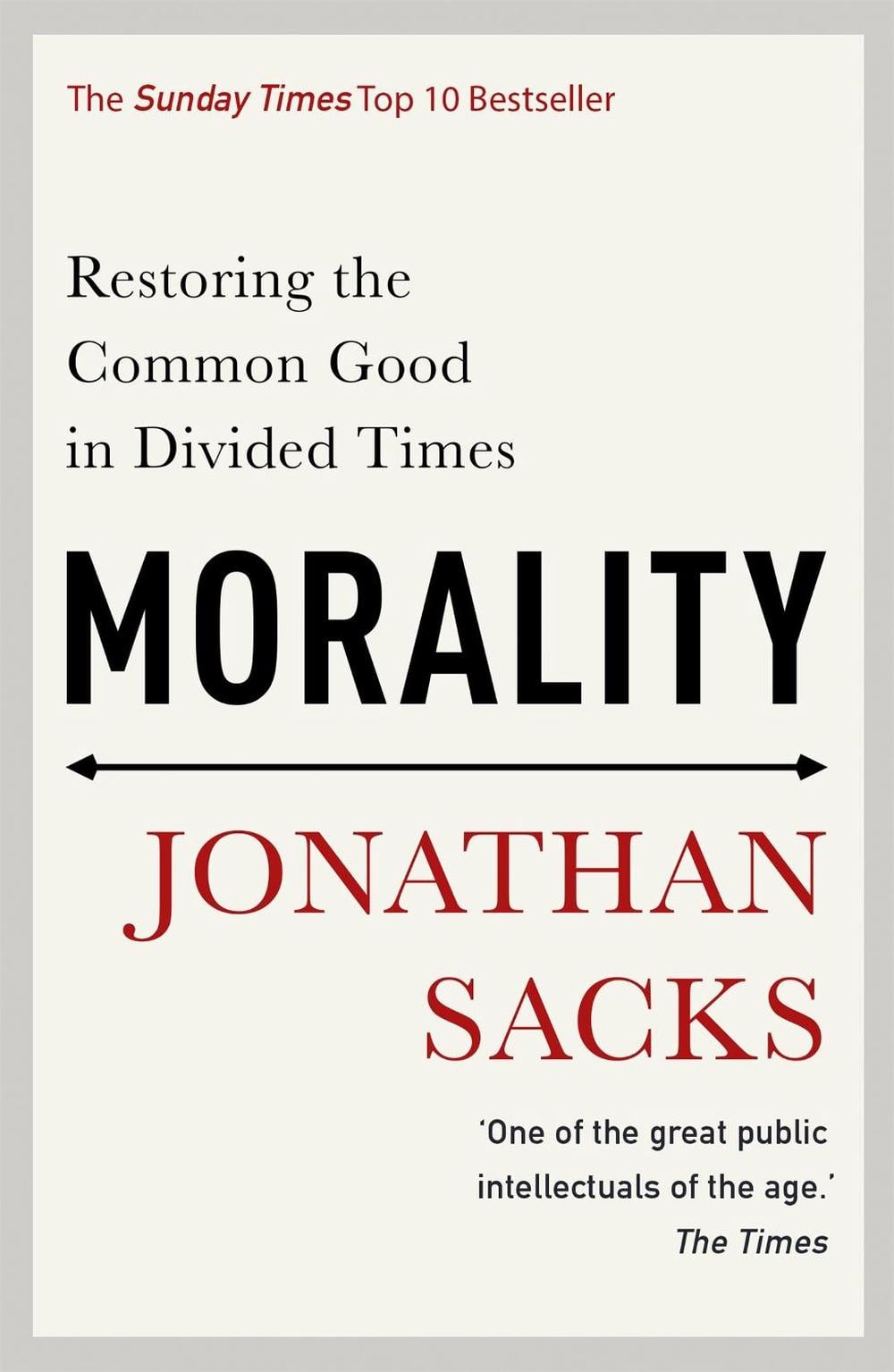 Morality by Jonathan Sacks - ISBN: 9781473617339