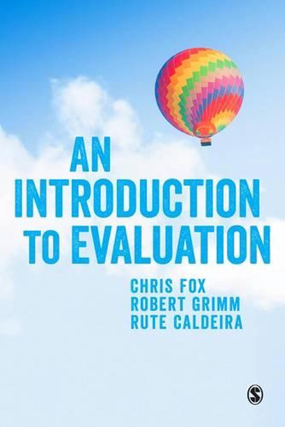 An Introduction to Evaluation, 9781473902879