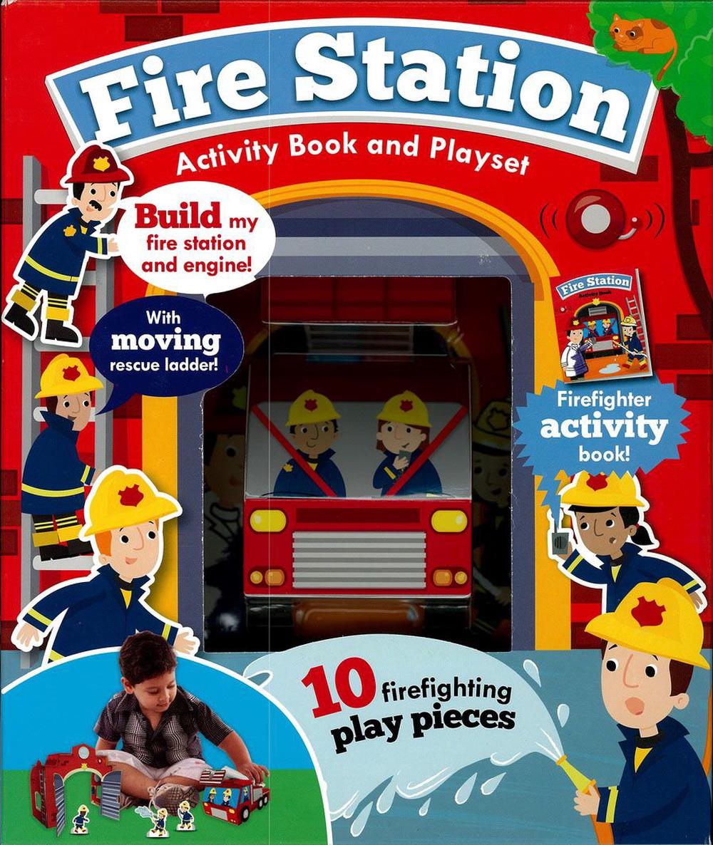 Fire Station Activity Book and Play Set, 9781474802574 Buy online at