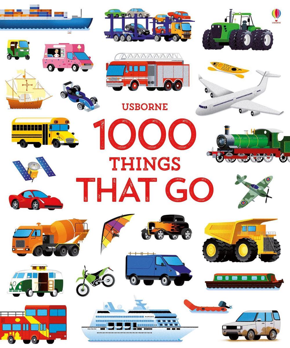 1000 Things That Go, 9781474951357
