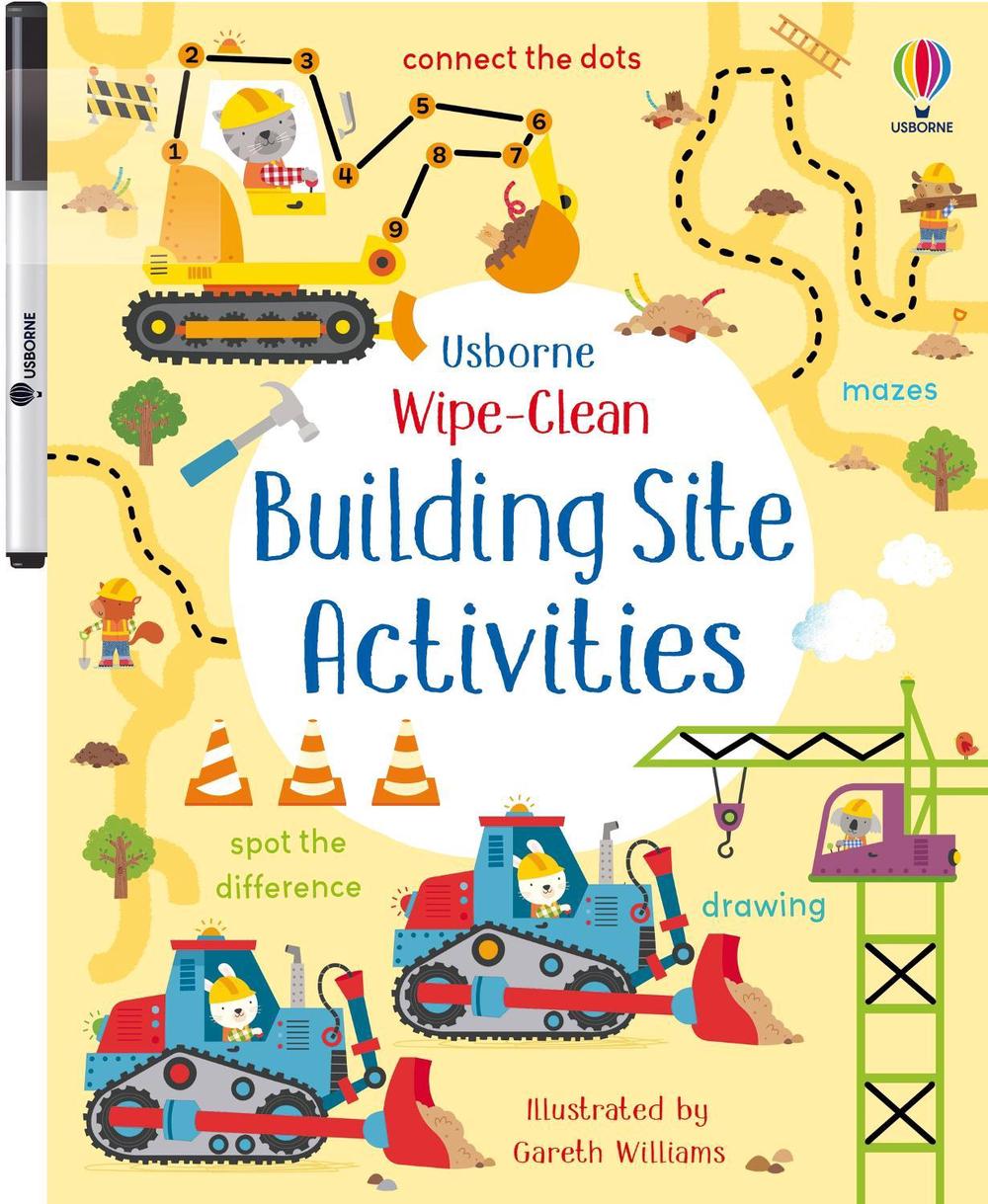Wipe-Clean Building Site Activities, 9781474951654