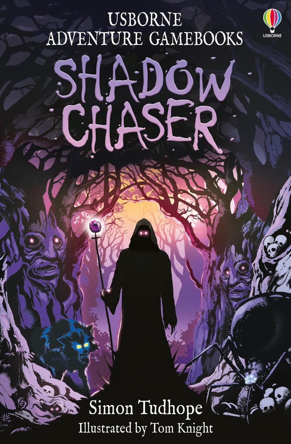 Front cover of Shadow Chaser by Simon Tudhope, illustrated by Tom Knight