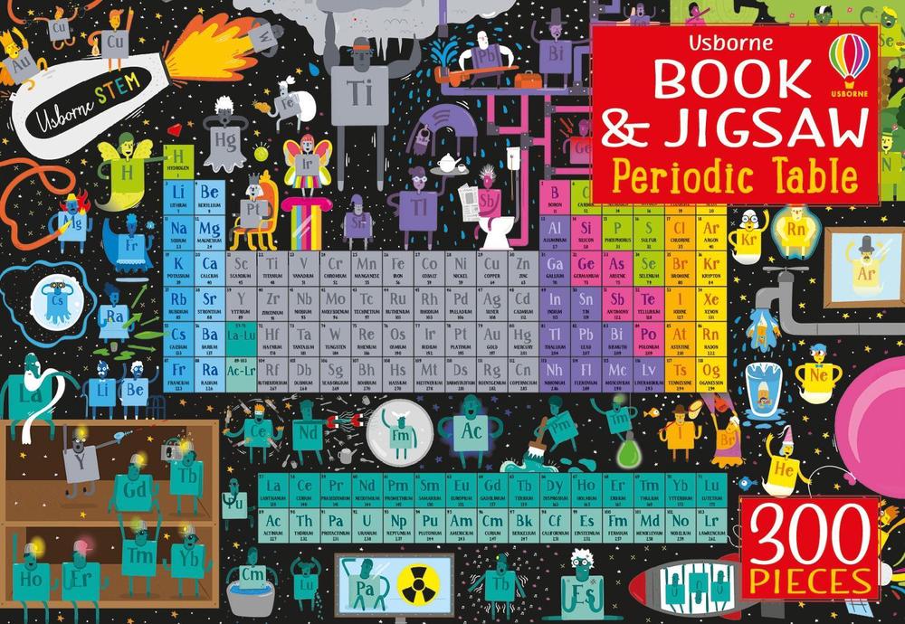 Usborne Book and Jigsaw Periodic Table, 9781474969437