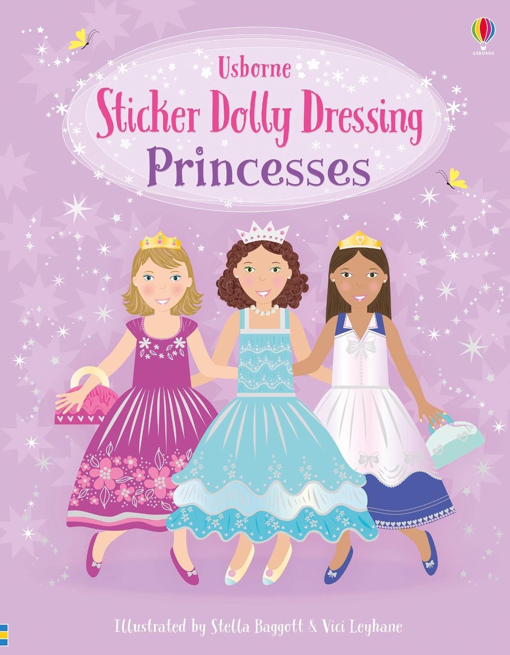 Sticker Dolly Dressing Princesses, 9781474973380