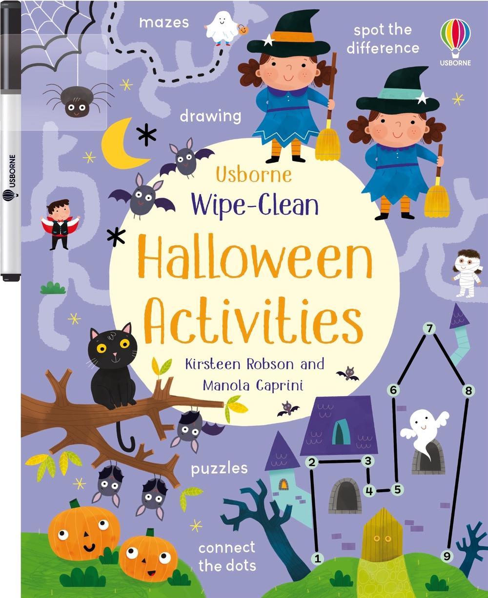 Wipe-Clean Halloween Activities, 9781474981187