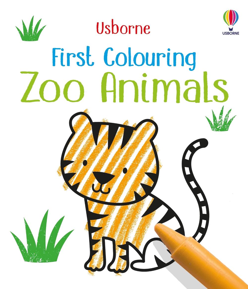 First Colouring Zoo Animals, 9781474985895