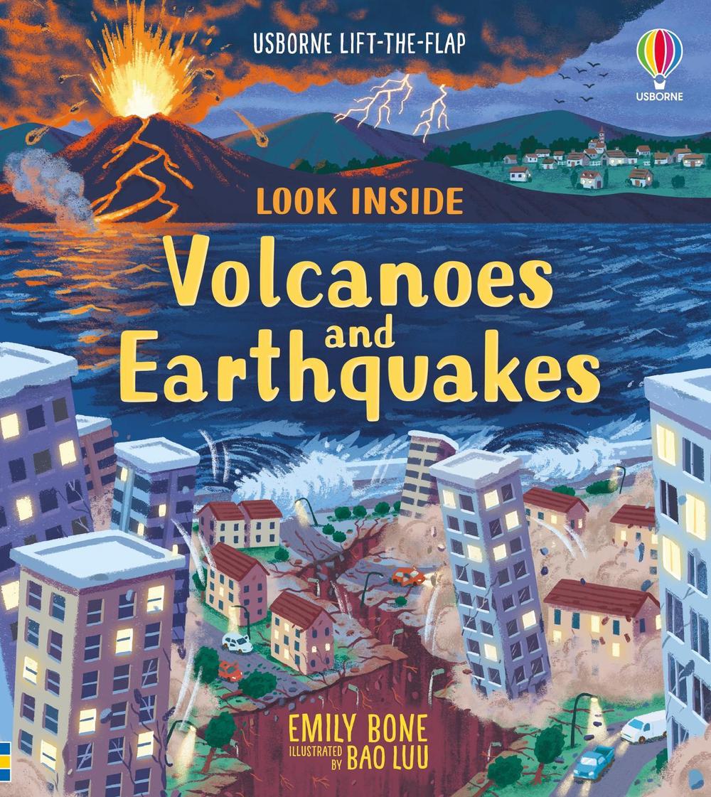 Look Inside Volcanoes and Earthquakes by Laura Cowan, Board Books