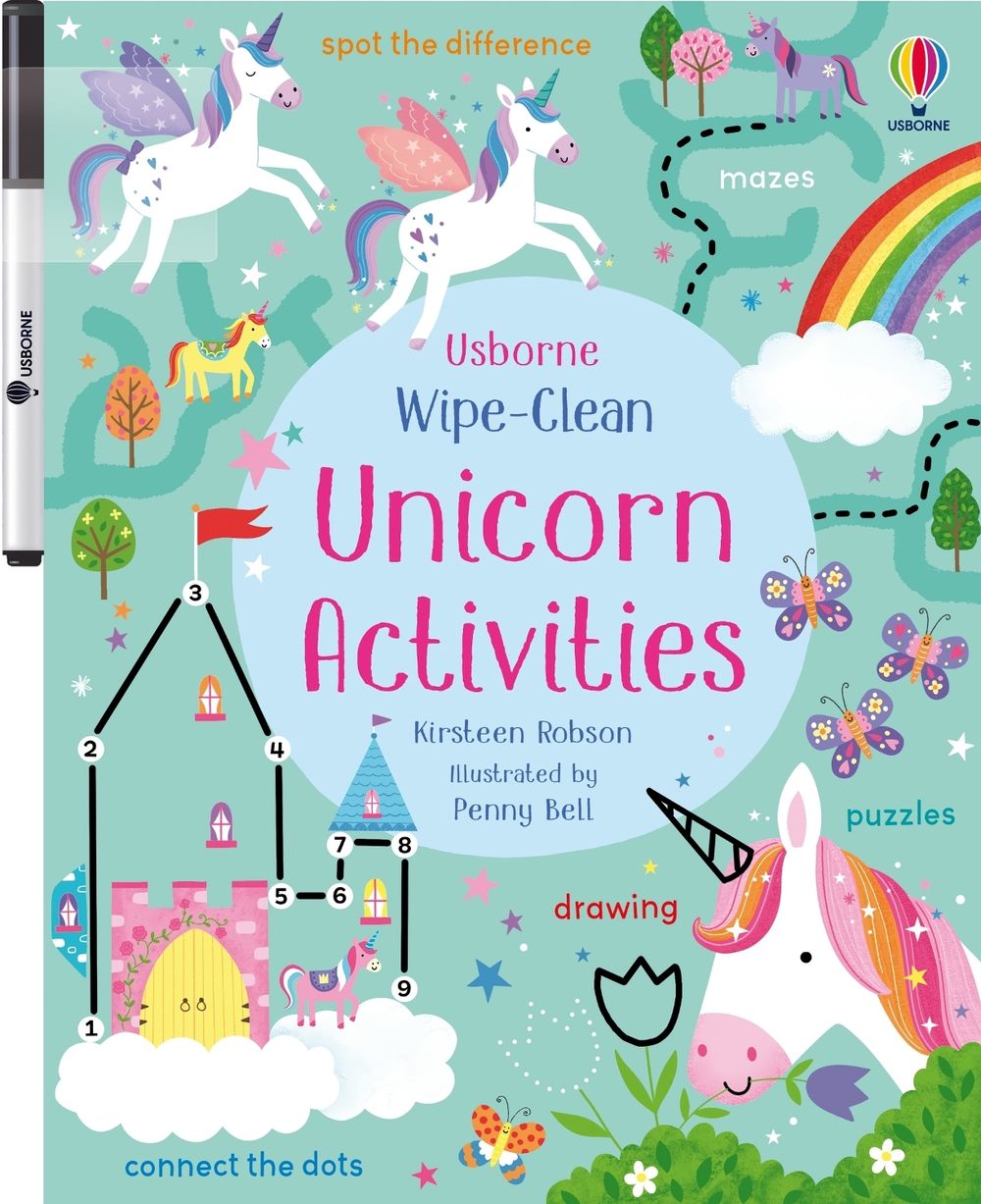 Wipe-Clean Unicorn Activities by Kirsteen Robson - ISBN: 9781474995641
