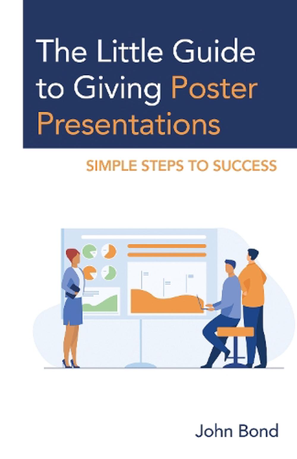 giving a poster presentation