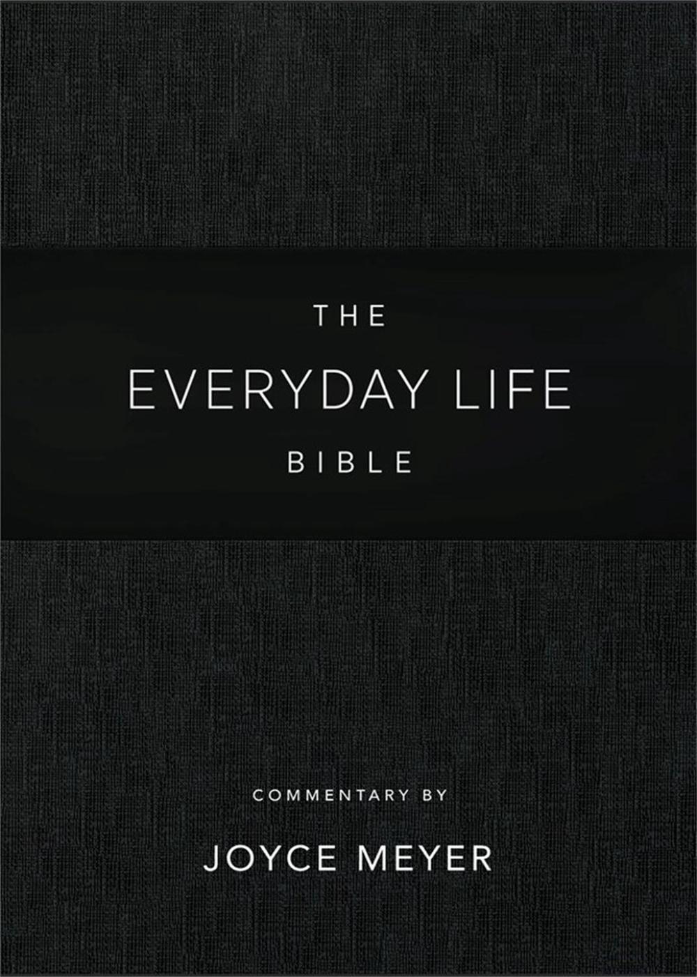 Everyday Life Bible: Black LeatherLuxe®, 9781478922926
