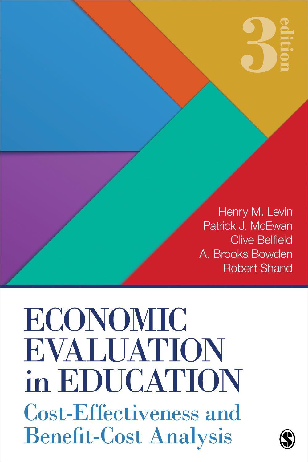 Economic Evaluation in Education, 9781483381800