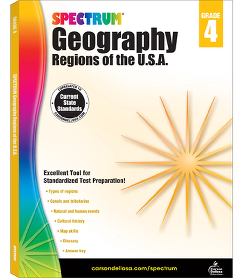 Spectrum Geography, Grade 4, 9781483813011