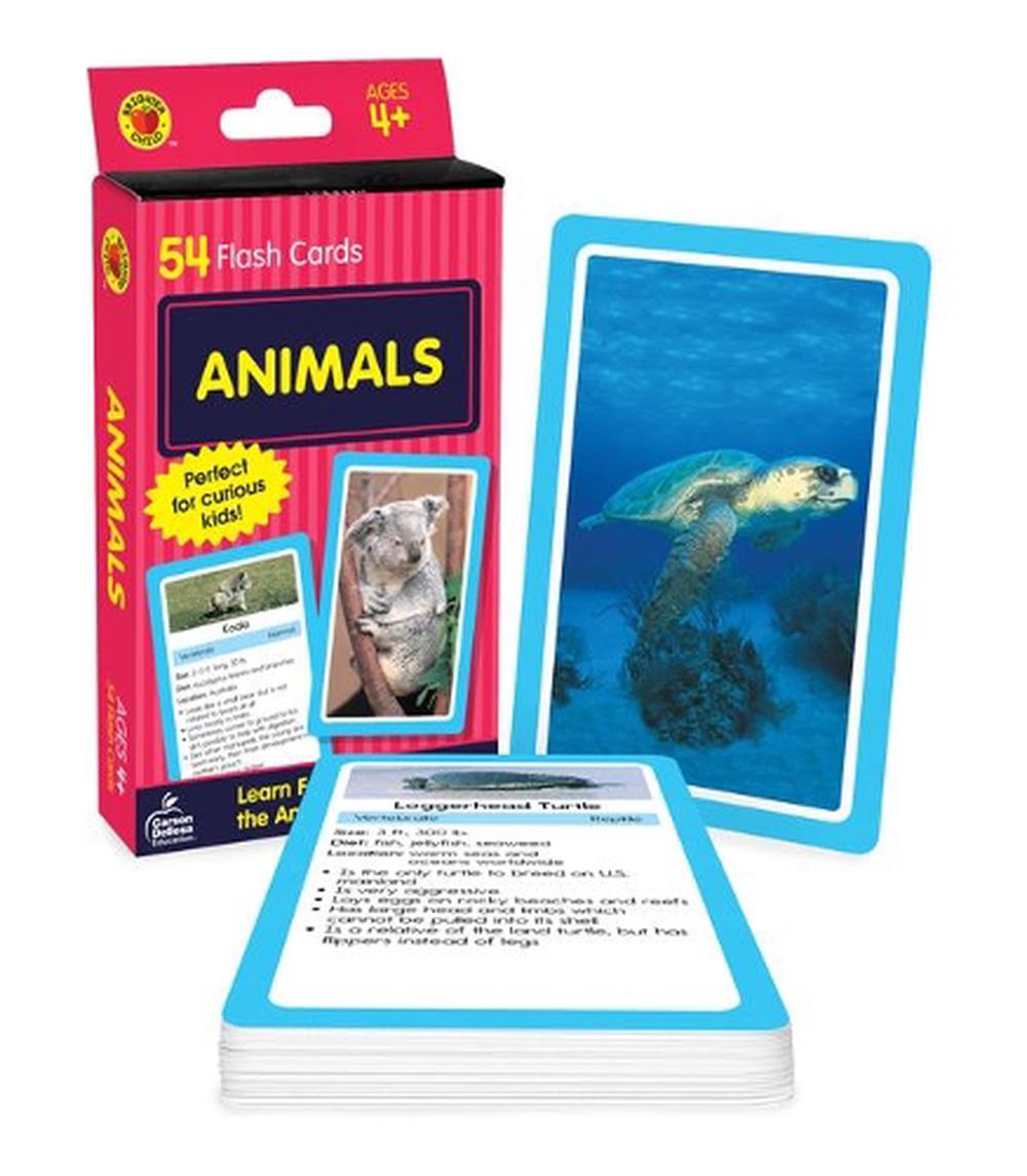 Animals Flash Cards, 9781483852829