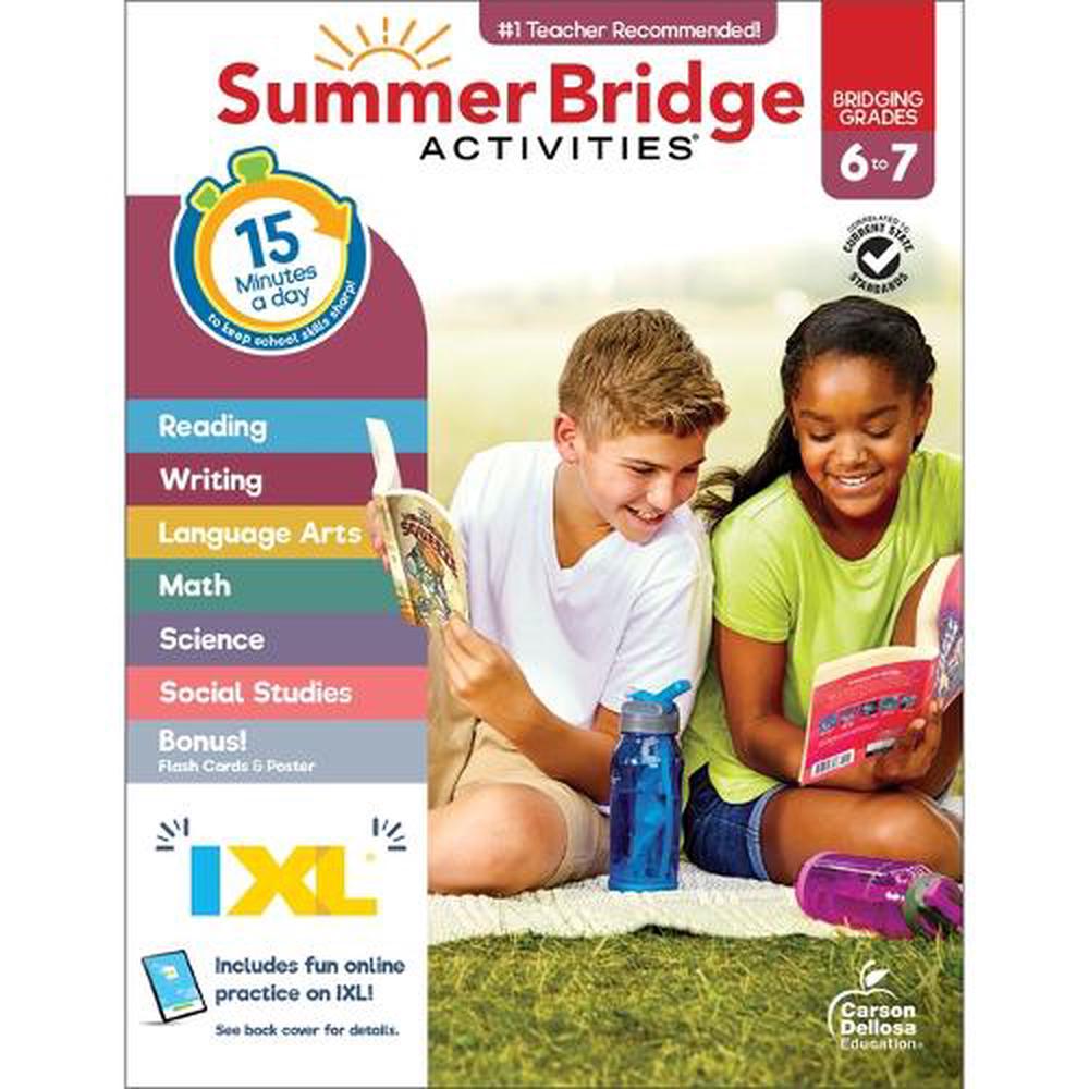 Summer Bridge Activities, Grades 6 - 7, 9781483872759
