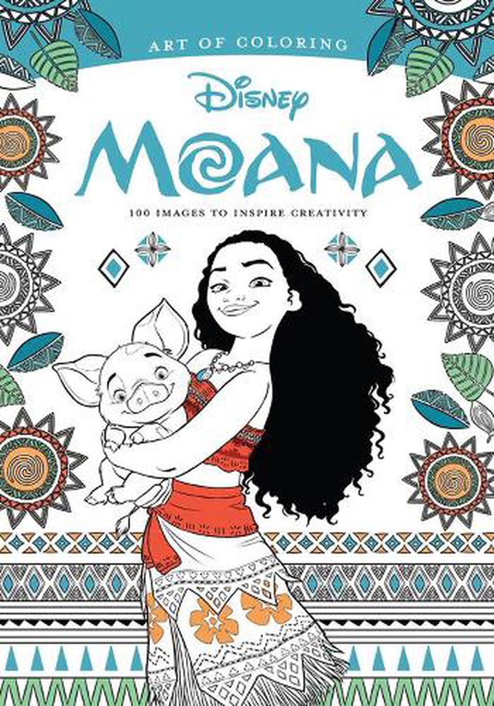 Art Of Coloring Moana 100 Images To Inspire Creativity