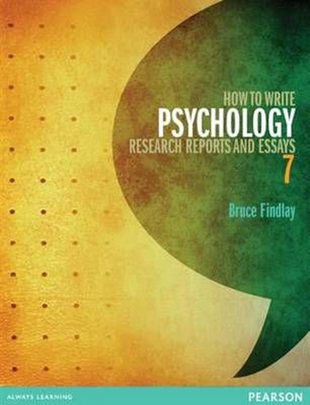 how to write psychology reports and essays