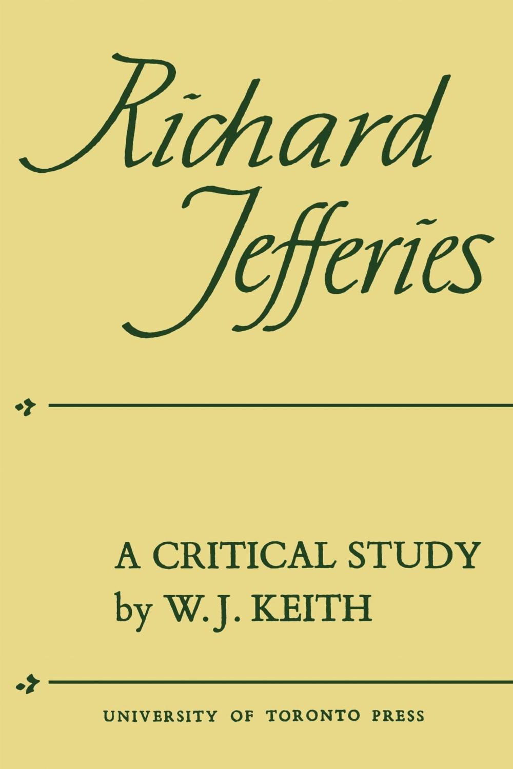 Richard Jefferies, 9781487592196