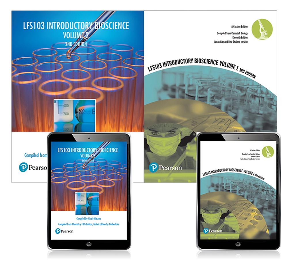 Introductory Bioscience Volume 1 & 2 LFS103 (Custom Edition and eBooks), 3rd Edition, 9781488658501