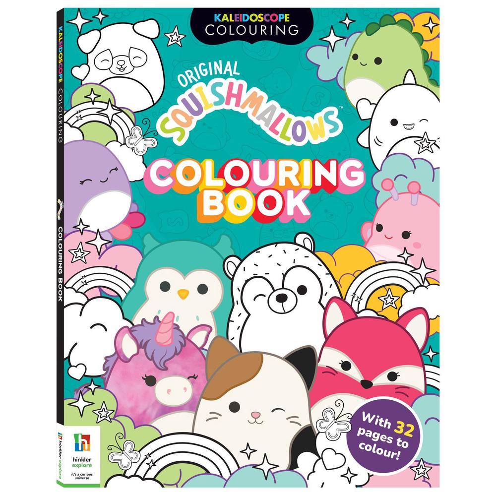 Kaleidoscope Squishmallows Feelin' Mallow Colouring Book, 9781488900969