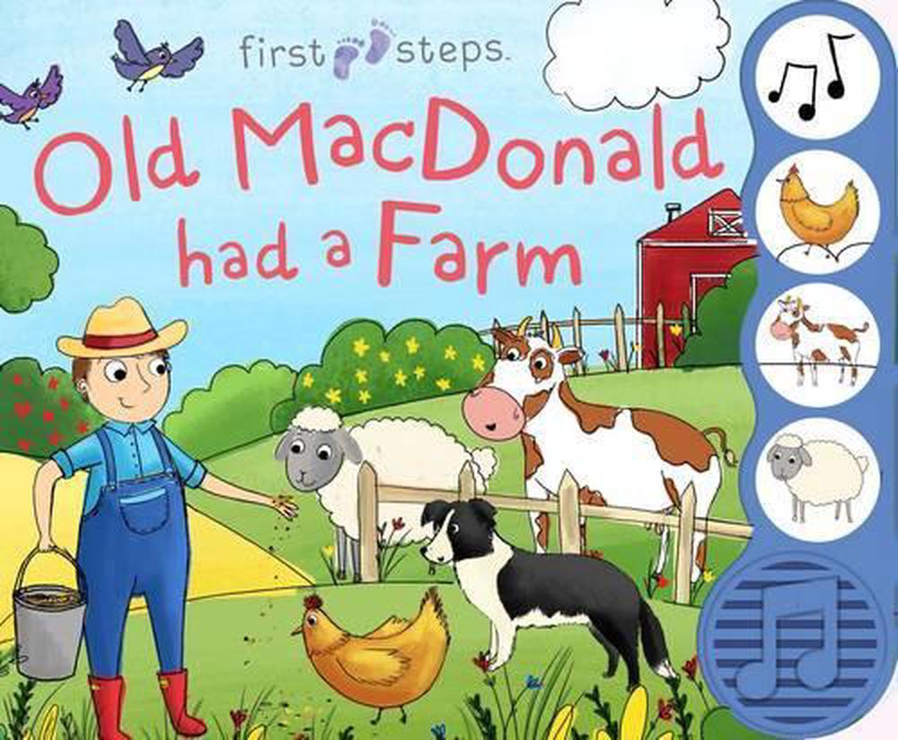 First Steps Old MacDonald Sound Book by Hinkler Pty Ltd, Board Books ...