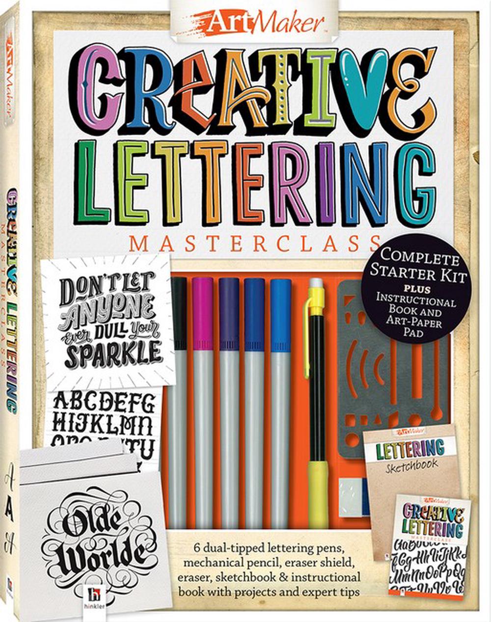 Art Maker Creative Lettering Masterclass Kit, 9781488910074