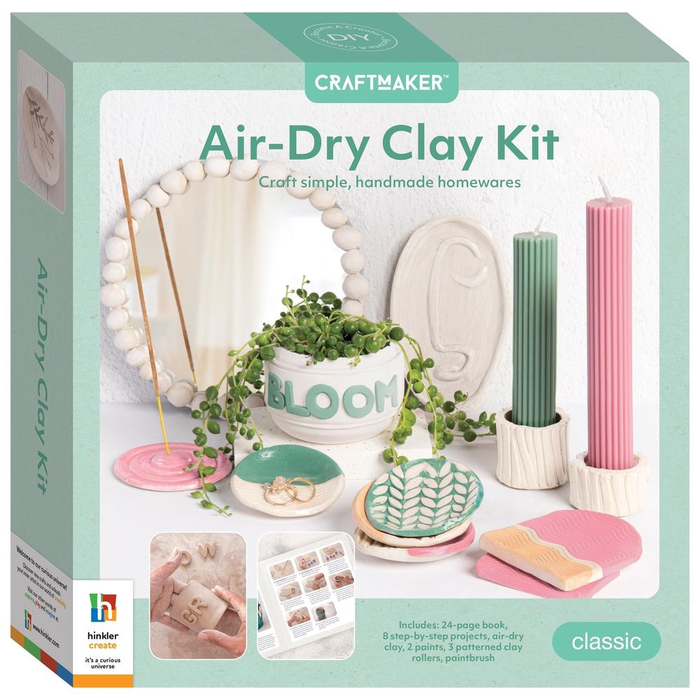 Craft Maker Classic Air Dry Clay Craft Kit, 9781488945168