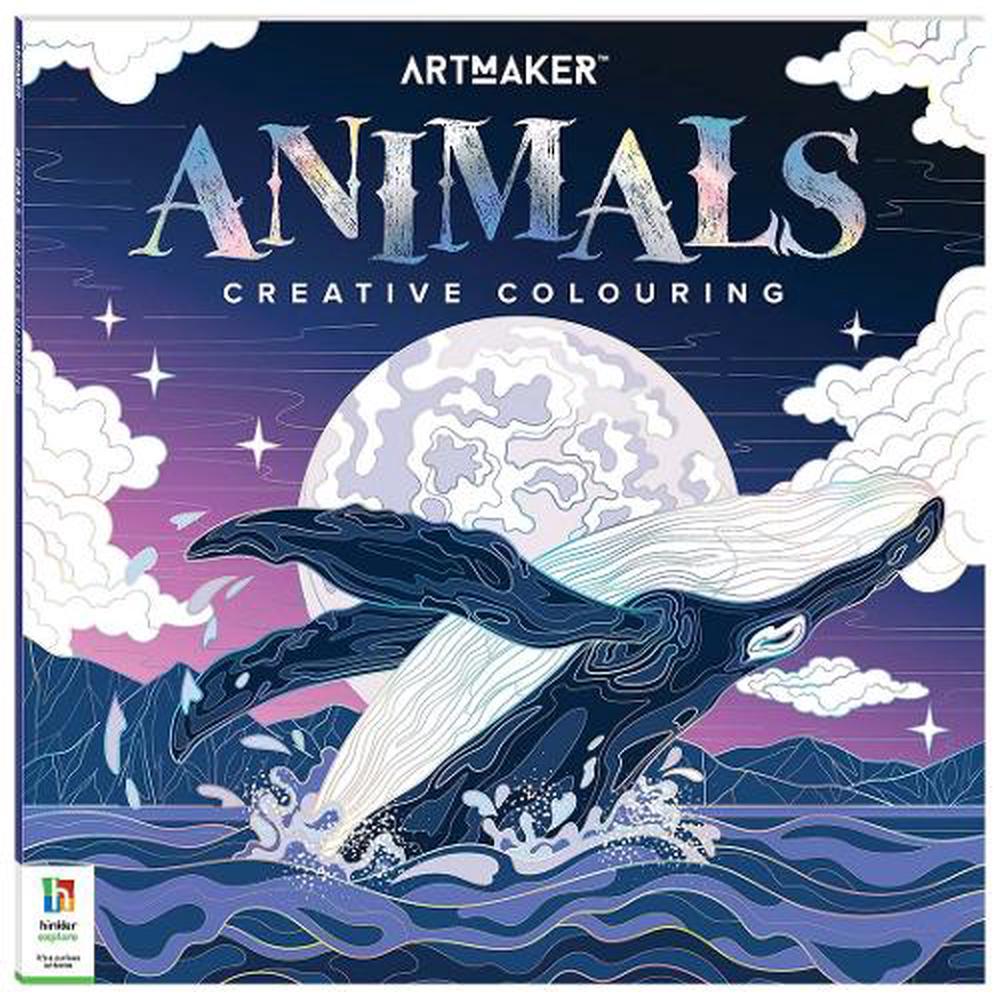 Art Maker Animals Colouring Book, 9781488947483