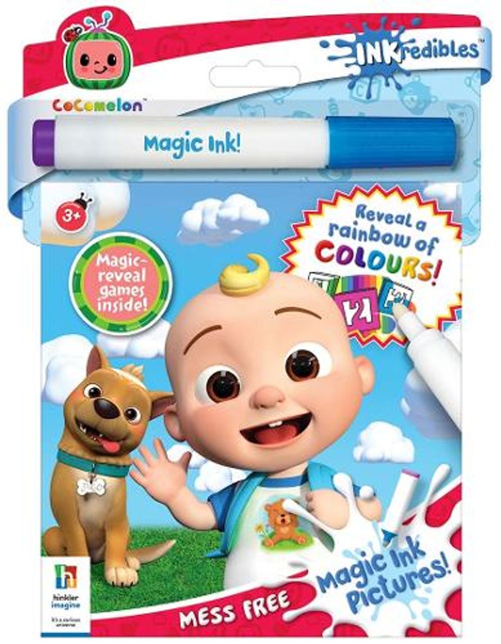 Inkredibles CoComelon Magic Ink Pictures By Hinkler Pty Ltd Paperback Inkredibles CoComelon Magic Ink Pictures By Hinkler Pty Ltd Paperback