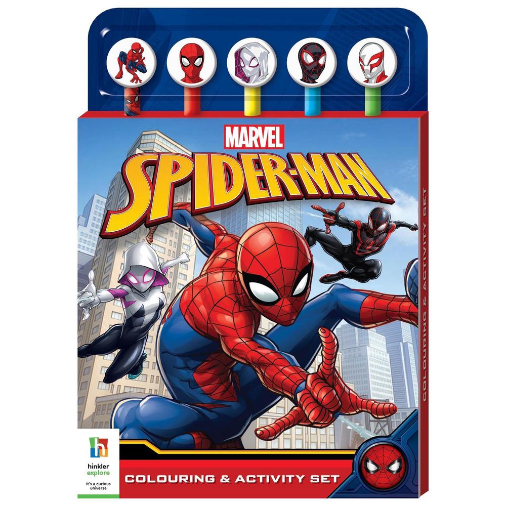 Spider-Man Colouring & Activity Set by Hinkler Pty Ltd, 9781488948305 ...
