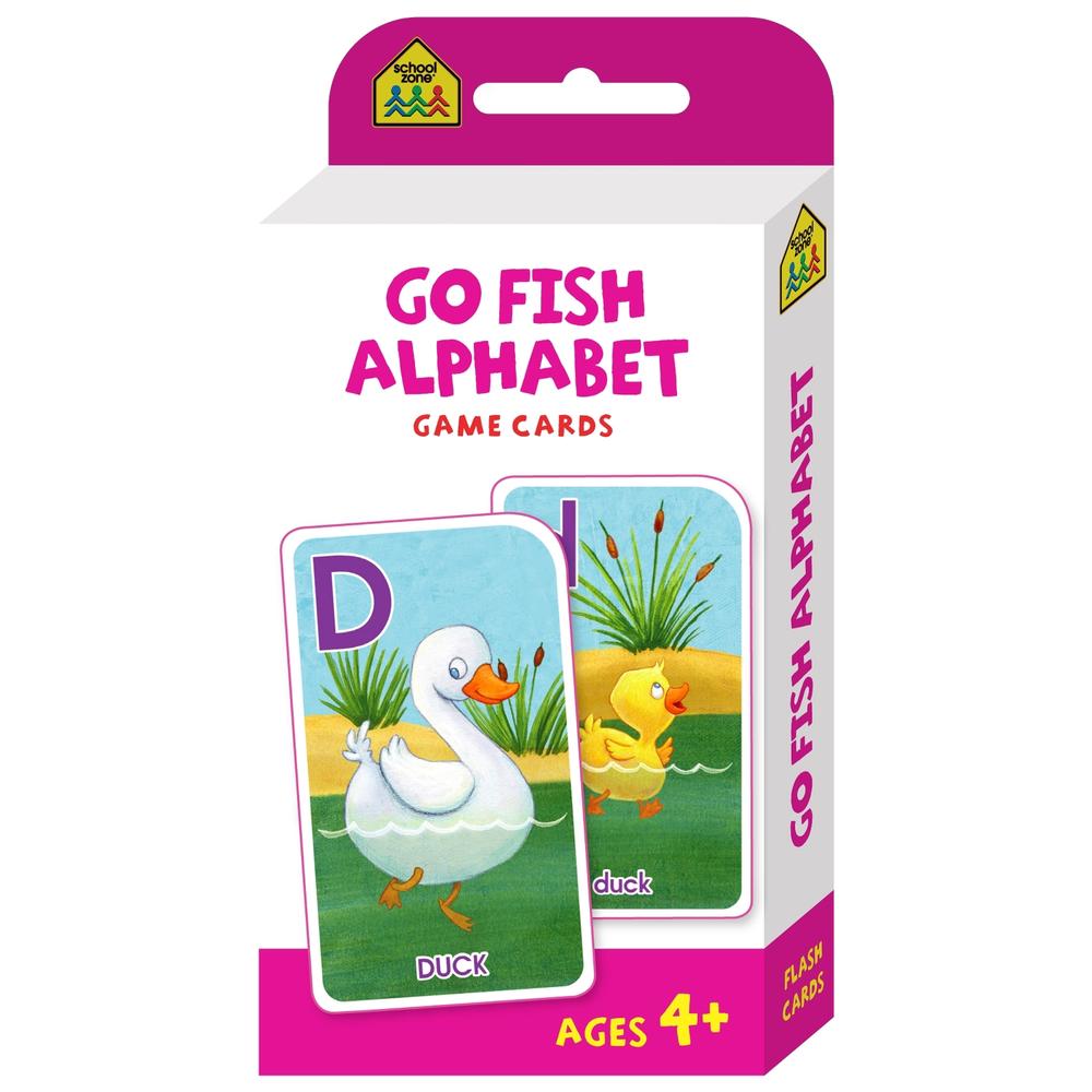 School Zone Go Fish Alphabet Game Cards by Hinkler Pty Ltd - ISBN: 9781488957406