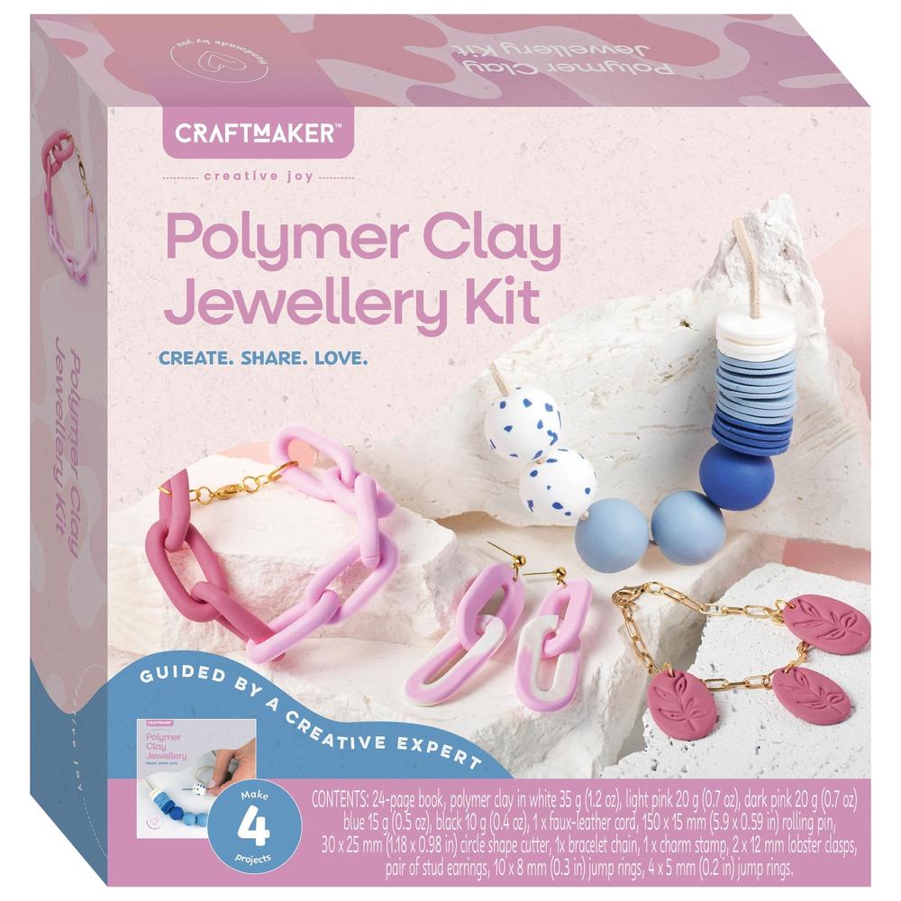 Craft Maker Polymer Clay Jewellery Kit, 9781488961700