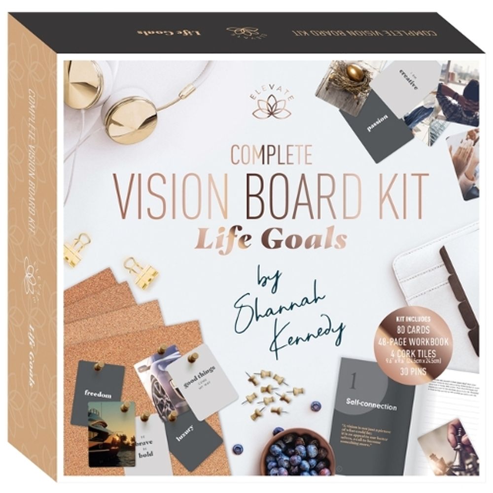 Complete Vision Board Kit Life Goals by Hinkler, 9781488962257 | Buy ...