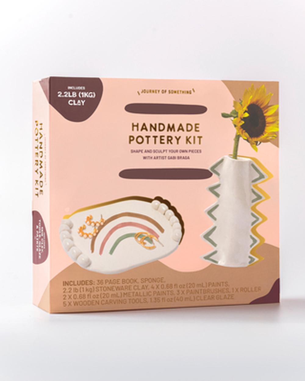 Deluxe Pottery Kit - DIY Adult & Beginner Friendly Pottery Making Kit, 9781488969188