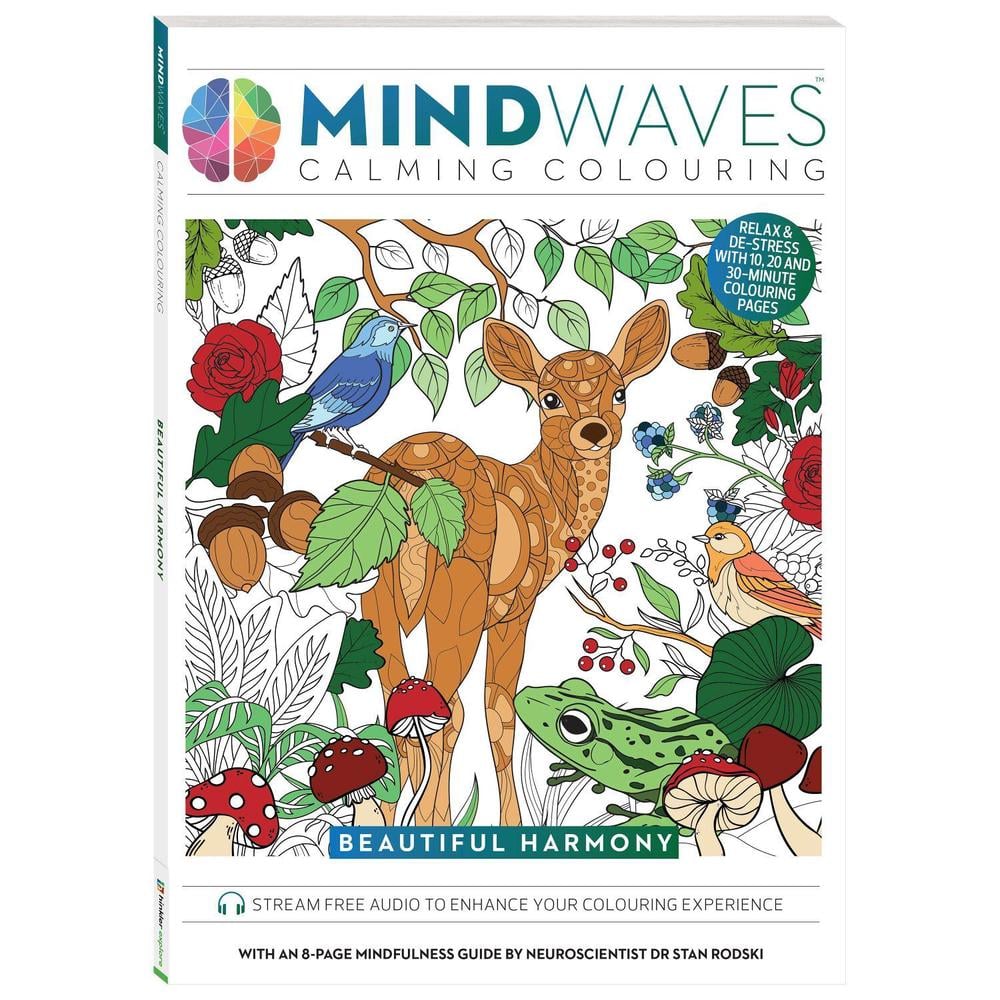 Mindwaves Calming Colouring Beautiful Harmony by Hinkler Pty Ltd - ISBN: 9781488970030