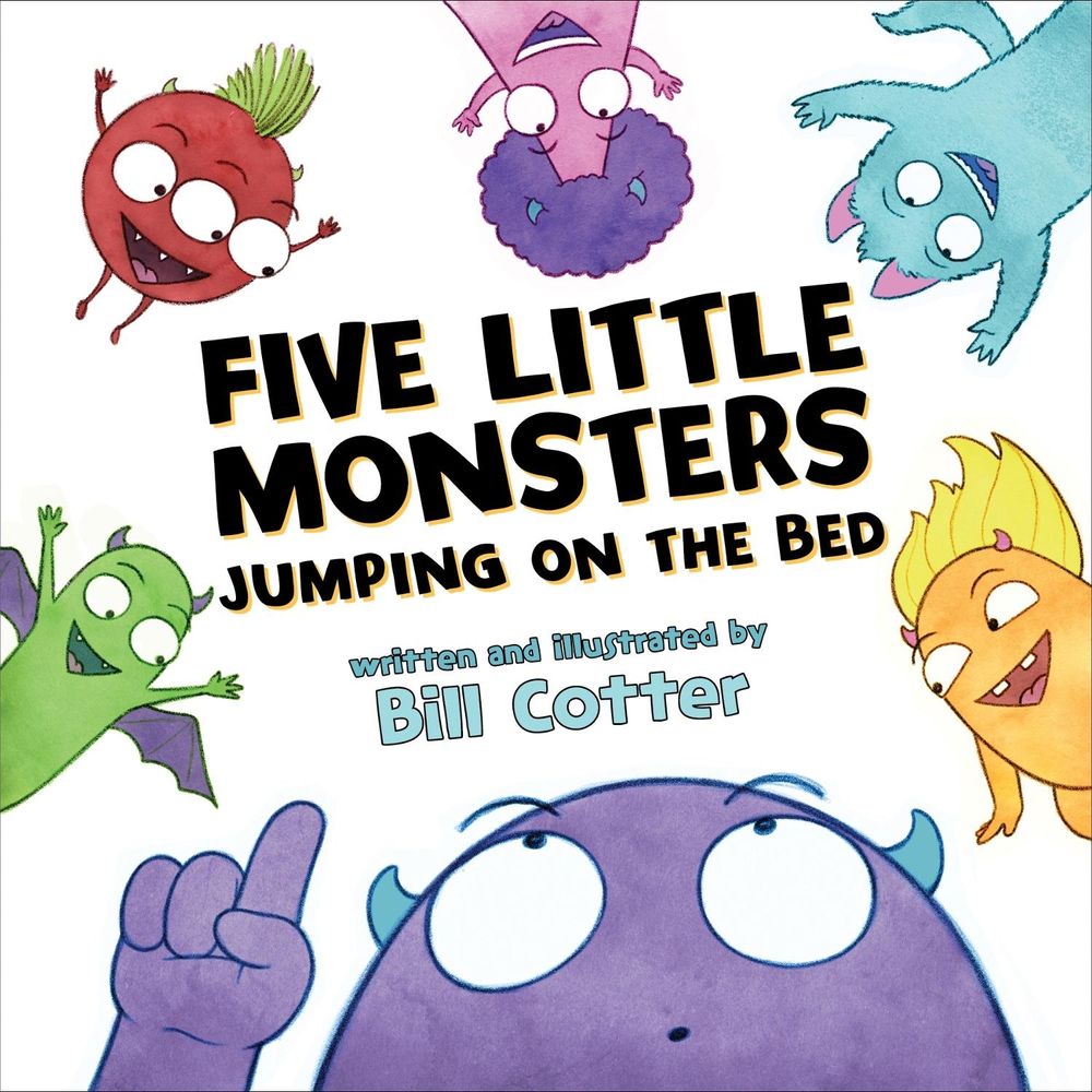 Five Little Monsters Jumping on the Bed by Bill Cotter - ISBN: 9781492687467