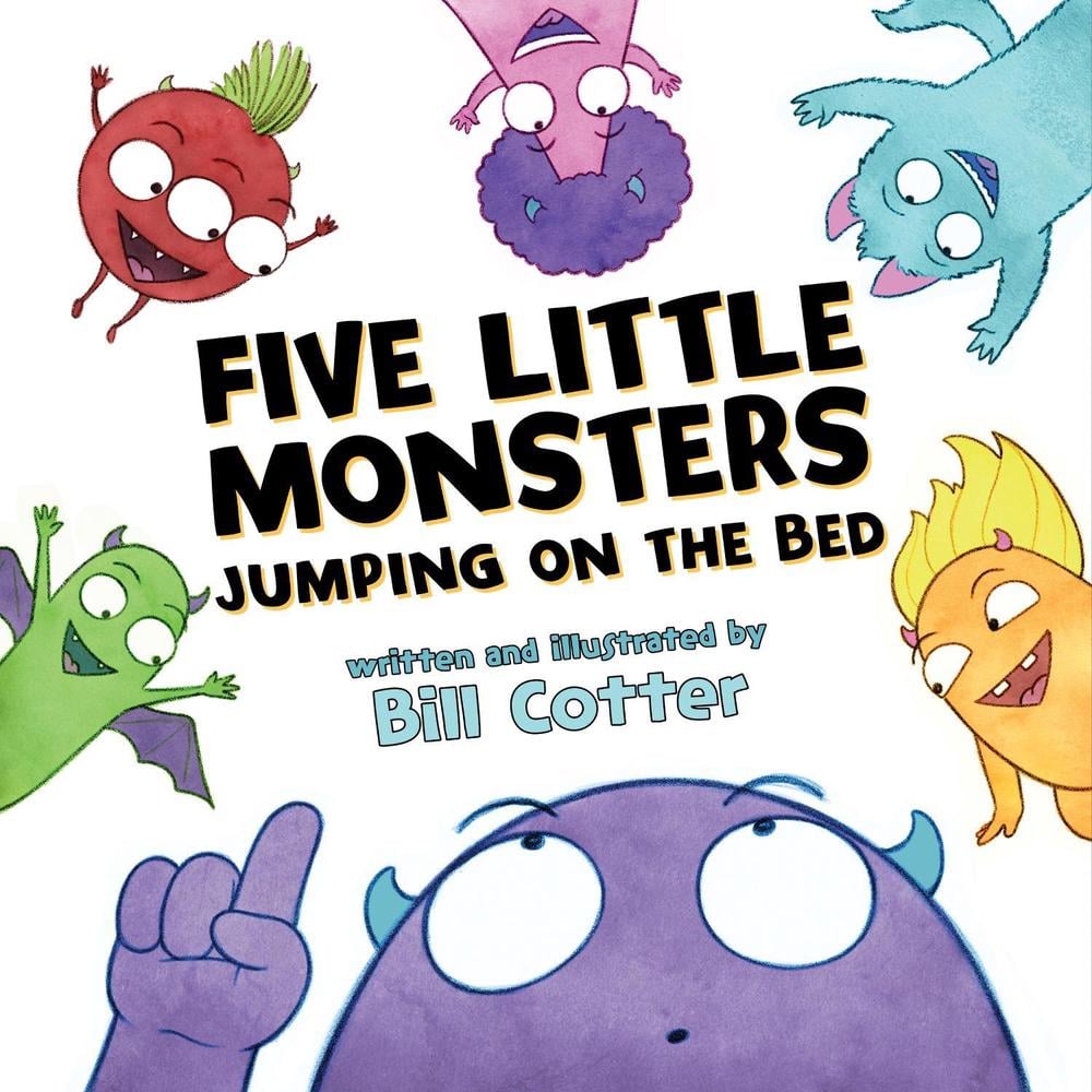 Five Little Monsters Jumping on the Bed by Bill Cotter - ISBN: 9781492687481