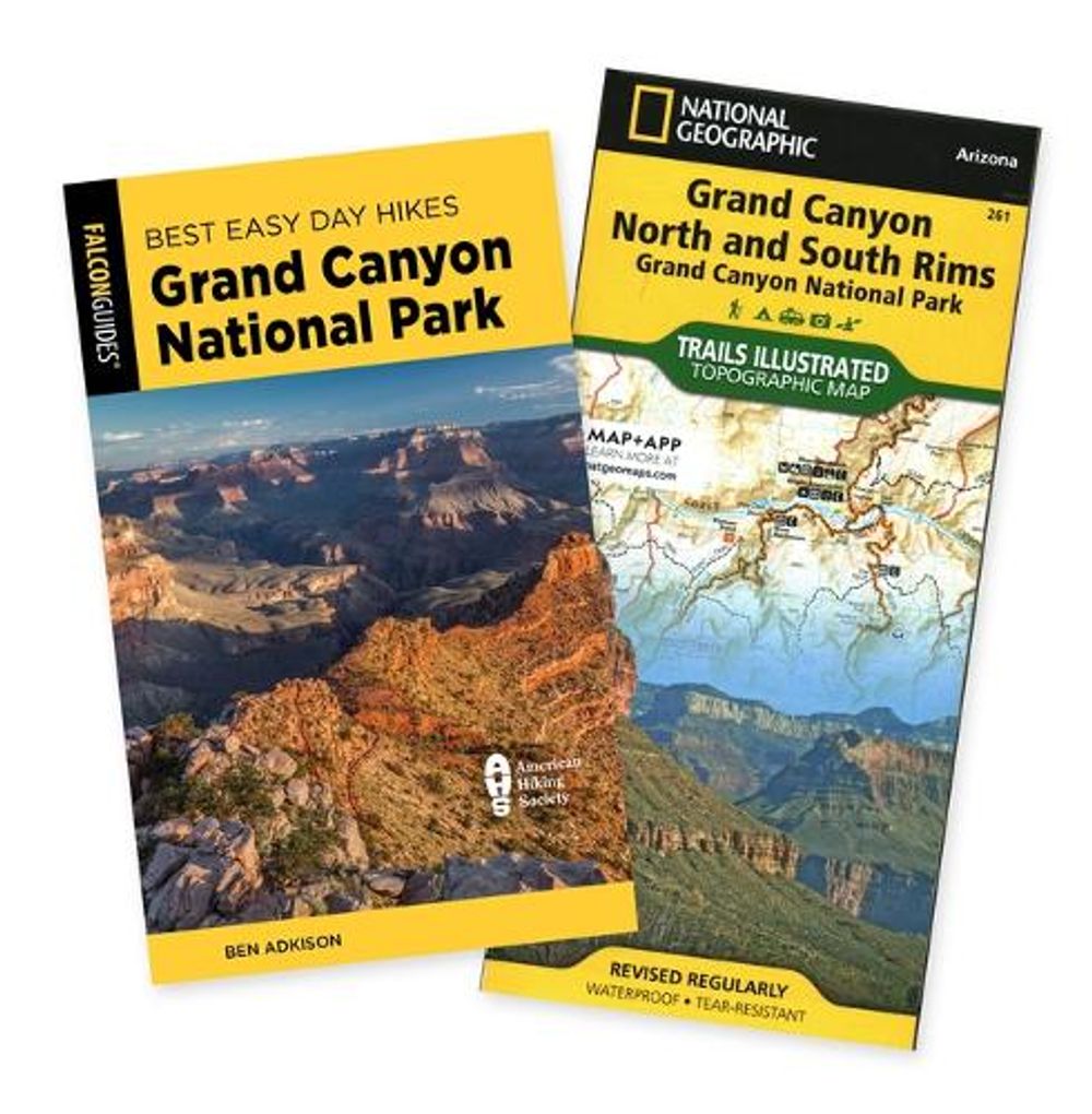 Best Easy Day Hiking Guide and Trail Map Bundle: Grand Canyon National ...